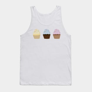 3 Cupcakes Pack Tank Top